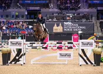Great Double for Claudia Moore at the Theraplate UK Liverpool Int'l Horse Show